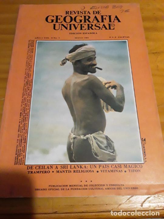 Libri di seconda mano: REVISTA DE GEOGRAFIA UNIVERSAL.EDICION ESPA&Ntilde;OLA.A&Ntilde;O 5.VOL.9.N.5.MAYO 1981.