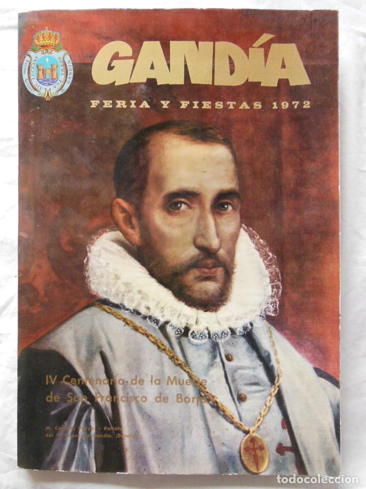 Libros de segunda mano: GANDIA, FERIA Y FIESTAS 1972