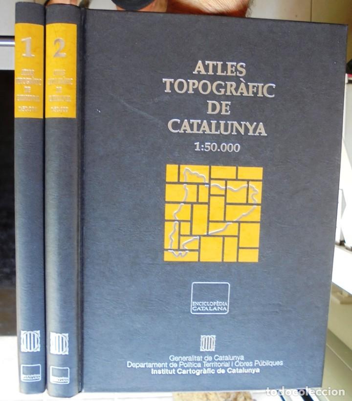 Libri di seconda mano: Atles topogr&agrave;fic de Catalunya 1-2 1:50.000 impecable 1a ed. 1995 Institut Cartogr&agrave;fic