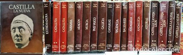 Libri di seconda mano: TIERRAS DE ESPA&Ntilde;A 14 COMUNIDADES (NO EXISTE CANTABRIA EN ESTA COLECCI&Oacute;N) 18 TOMOS - A-VIA-746