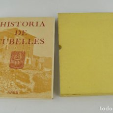 Libros de segunda mano: HISTORIA DE CUBELLES, 1960. LIBRO MAQUETA MECANOGRAFIADO Y CON FOTOS ORIGINALES, RARO. 22X29 CM.. Lote 288909388