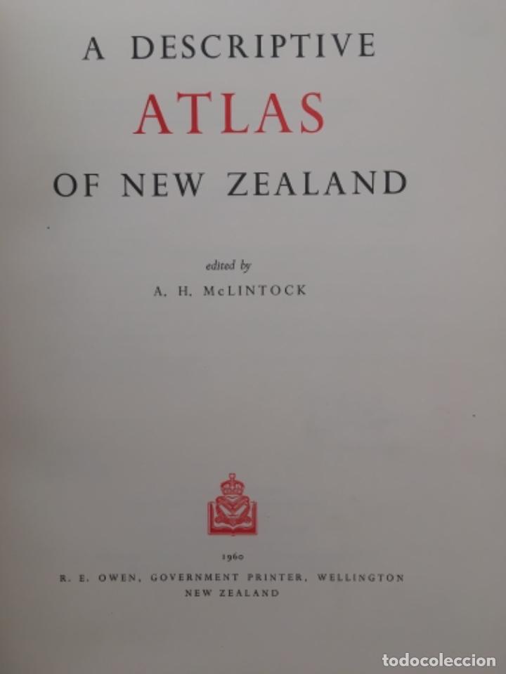 Second hand books: A DESCRIPTIVE ATLAS OF NEW ZEALAND, A H MCLINTOCK, 1960