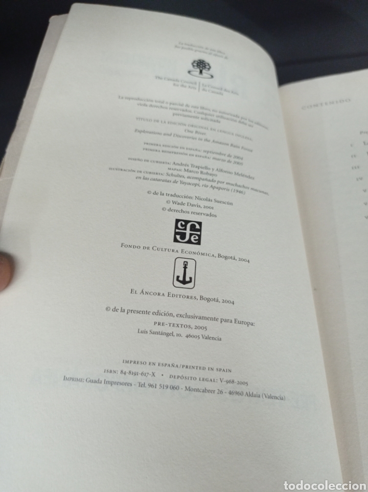 Libros de segunda mano: LIBRO EL RIO. WADE DAVIS. 2005. - Foto 9