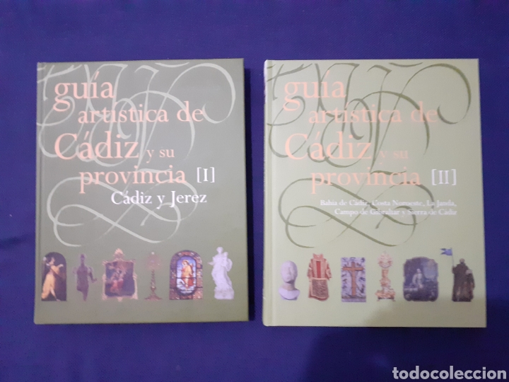 Libros de segunda mano: GUIA ARTISTICAS DE CADIZ Y SU PROVINCIA TOMOS 1 Y 2 BAHIA DE CADIZ COSTA NOROESTE...ESTADO NUEVOS