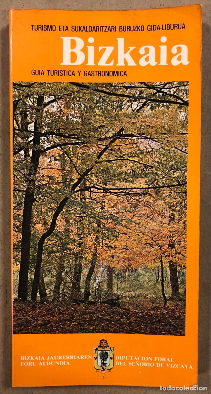 Libri di seconda mano: BIZKAIA. GU&Iacute;A TUR&Iacute;STICA Y GASTRON&Oacute;MICA. DIPUTACI&Oacute;N FORAL DE BIZKAIA 1983.