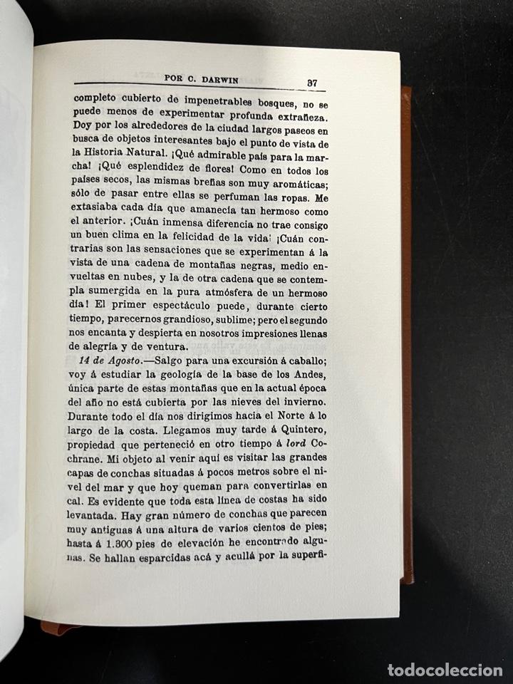 Libros de segunda mano: VIAJE DE UN NATURALISTA ALREDEDOR DEL MUNDO. TOMOS I Y II. CARLOS DARWIN. BARCELONA, 1981 - Foto 8 - 297853243