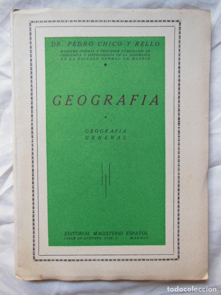 Libros de segunda mano: Geograf&iacute;a. Nociones de Geograf&iacute;a General, de Geograf&iacute;a de Espa&ntilde;a y de los pa&iacute;ses del mundo.