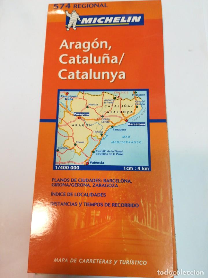 Gebrauchte B&uuml;cher: Mapa de carreteras Michelin Arag&oacute;n, Catalu&ntilde;a 574 regional SA6489