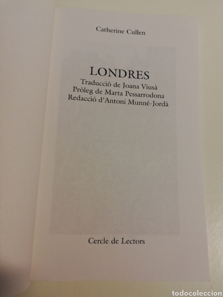 Libros de segunda mano: LONDRES (CATHERINE CULLEN) - Foto 2