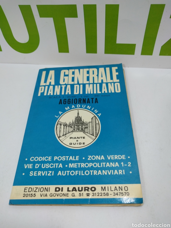Libros de segunda mano: La Generale pianta di Milano. AGGIORNATA. MAPA.