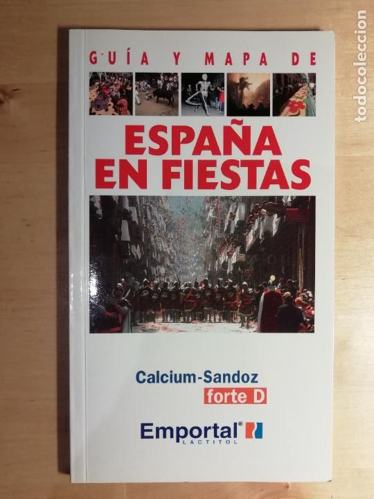 Libri di seconda mano: Gu&iacute;a y Mapa de Espa&ntilde;a en Fiestas M&ordf; Dolores Gass&oacute;s Random House Mondadori 2002 Ed. con publicidad