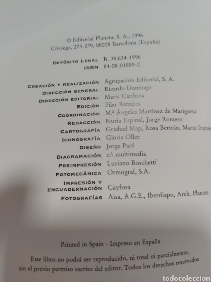 Libros de segunda mano: Atlas de Espa&ntilde;a ( 1996 ) - Foto 2