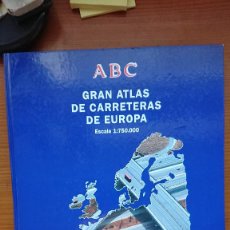 Libros de segunda mano: GRAN ATLAS DE CARRETERAS DE EUROPA – ABC – 1993. ESCALA 1:750.000. Lote 311758263