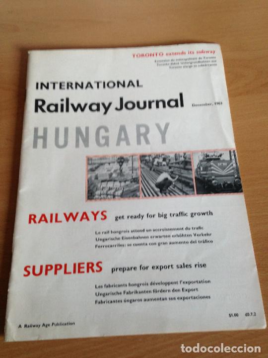 Libros de segunda mano: International Railway Journal. 1963