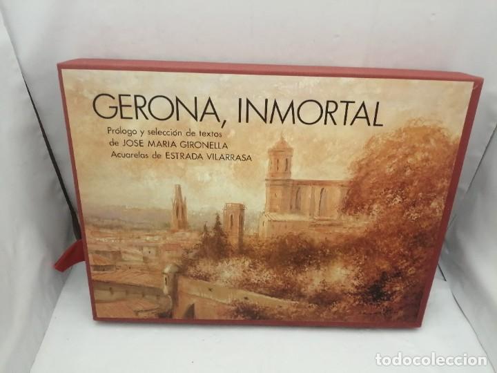 Libri di seconda mano: GERONA, INMORTAL (OBRA EN ESTUCHE CON TIRADA NUMERADA DE 500 EJEMPLARES Y FIRMA ESTRADA VILARRASA)