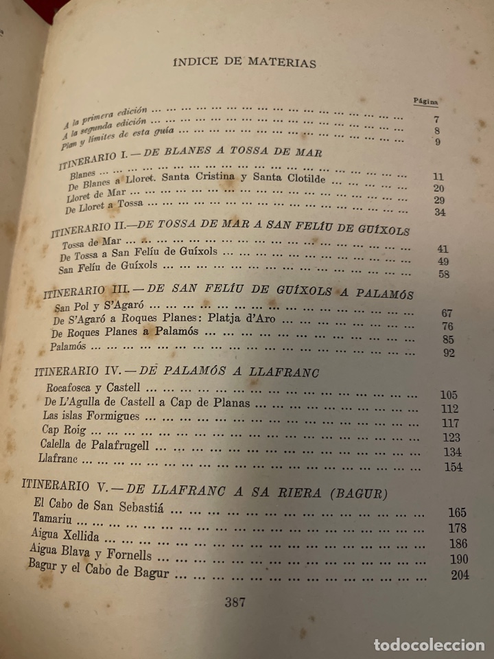 Libros de segunda mano: Guia de la Costa Brava. Jos&eacute; Pla - Foto 11