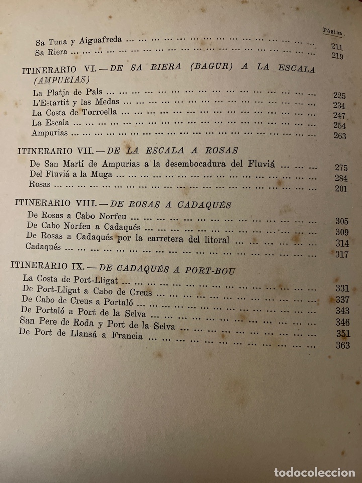 Libros de segunda mano: Guia de la Costa Brava. Jos&eacute; Pla - Foto 12
