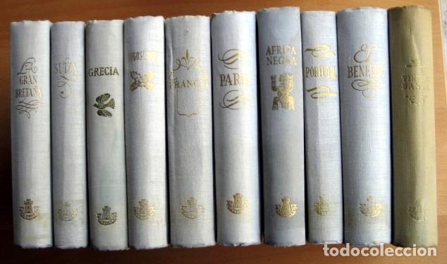 Libri di seconda mano: Lote 10 gu&iacute;as Ediciones Castilla (a&ntilde;os 50-60). Colecci&oacute;n mundo a color.