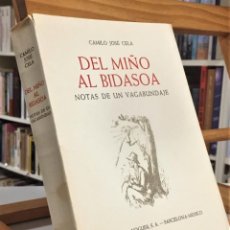 Libros de segunda mano: DEL MIÑO AL BIDASOA NOTAS DE UN VAGABUNDEO. CAMILO JOSE CELA. PEDRO BUENO.. Lote 319078928