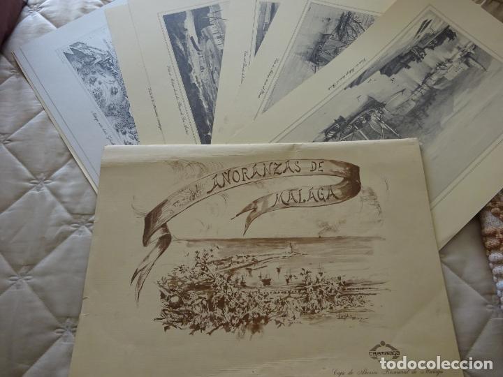 Libros de segunda mano: CARPETA 8+1 L&Aacute;MINAS A&Ntilde;ORANZAS DE M&Aacute;LAGA. CAJAMALAGA A&Ntilde;O 1986. 50X46CM. 500GR