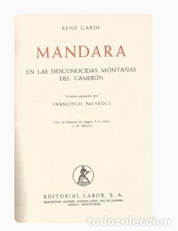 Libros de segunda mano: MANDARA - REN&Eacute; GARDI - Foto 3