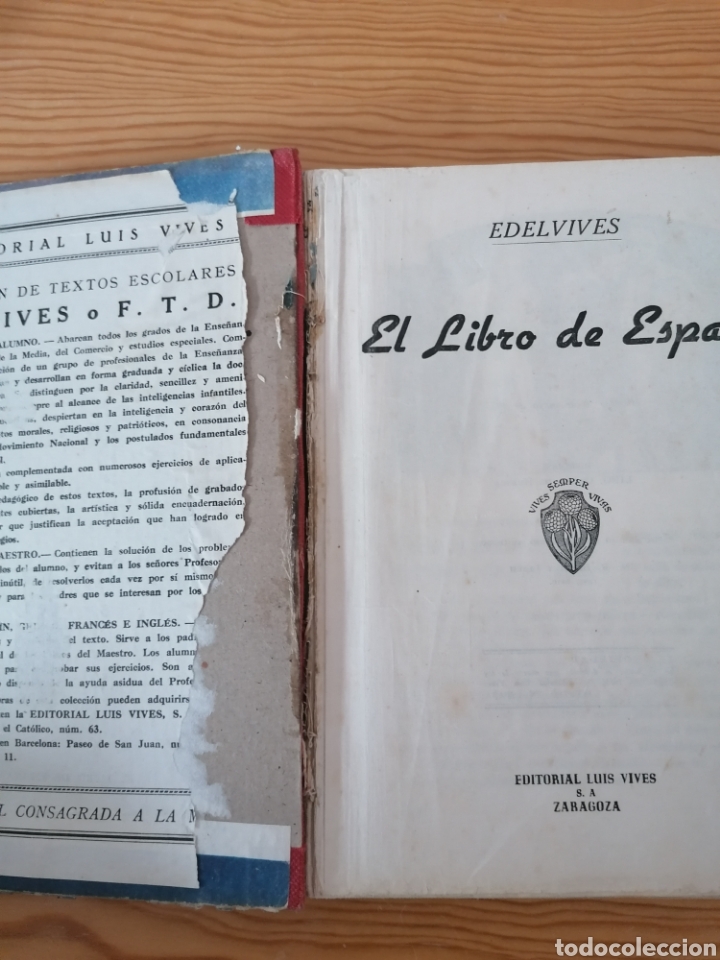 Libros de segunda mano: El libro de Espa&ntilde;a. Ed. Luis Vives - Foto 2