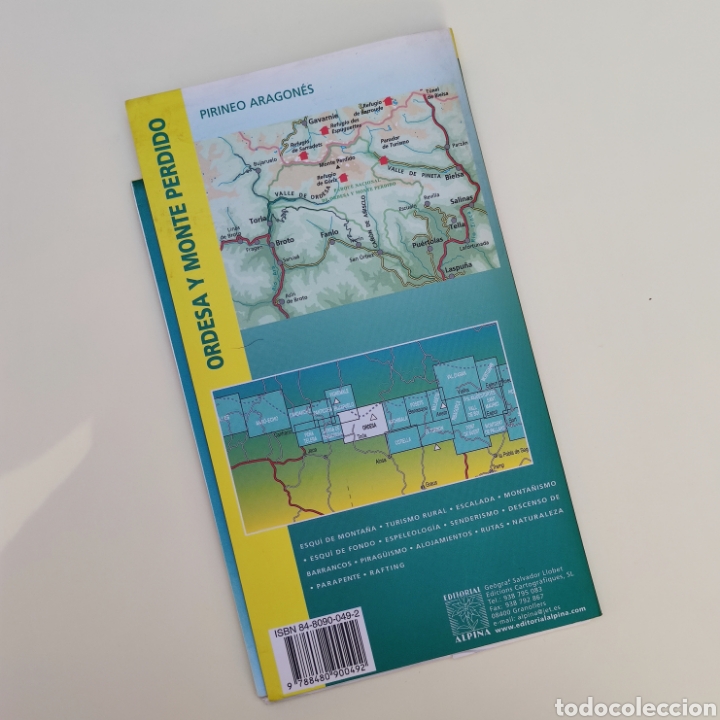 Libros de segunda mano: Ordesa y Monte Perdido Gu&iacute;a y Mapa Alpina 1:40000 - Foto 2