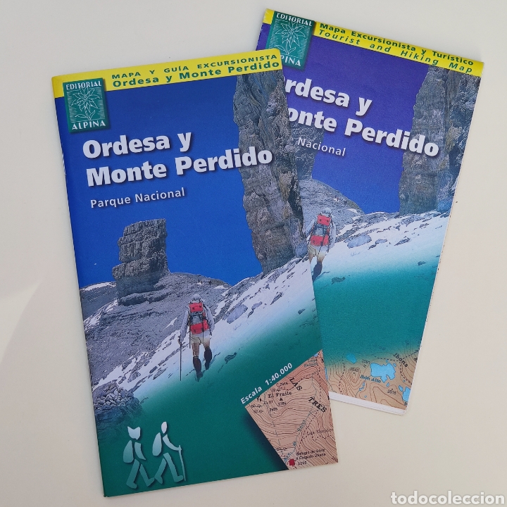 Libros de segunda mano: Ordesa y Monte Perdido Gu&iacute;a y Mapa Alpina 1:40000 - Foto 1