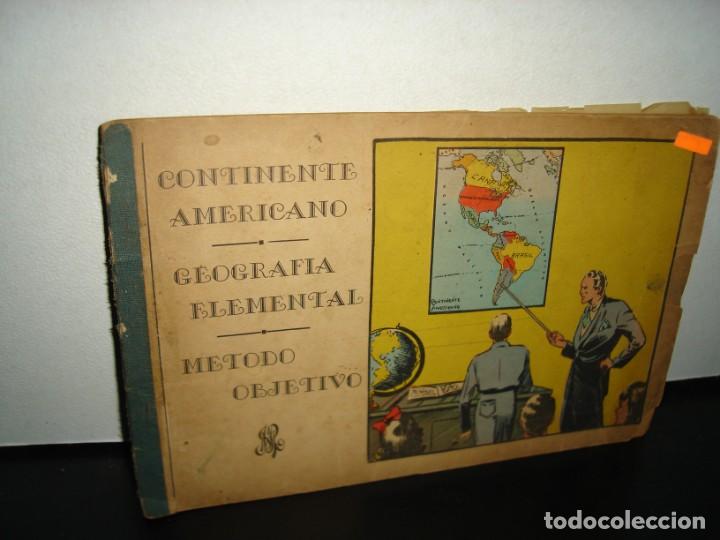 Gebrauchte B&uuml;cher: 20- ANTIGUO LIBRO DE GEOGRAF&Iacute;A. CONTINENTE AMERICANO, GEOGRAF&Iacute;A ELEMENTAL -JOS&Eacute; MATEO RODR&Iacute;GUEZ 1938