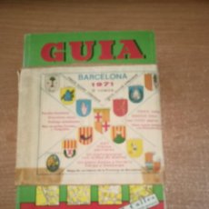 Libros de segunda mano: GUIA URBANA DE BARCELONA 1971 - 2 TOMOS