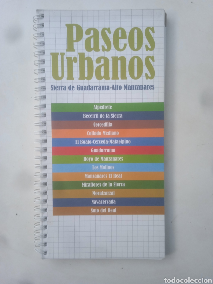 Libri di seconda mano: PASEOS URBANOS SIERRA DE GUADARRAMA ALTO MANZANARES AUTOR VV AA