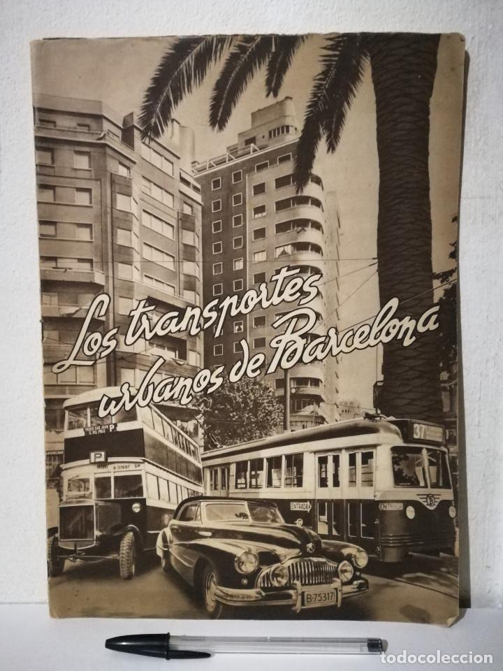 Libros de segunda mano: GUIA - Los Transportes Urbanos de - BARCELONA - ESPA&Ntilde;A - Diego Raminez Pastor - A&Ntilde;O 1947