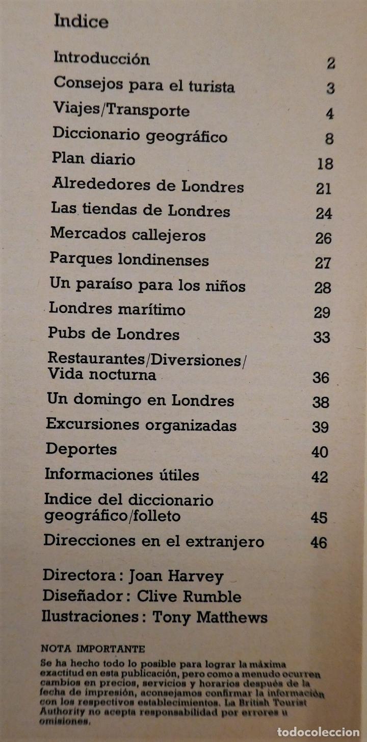 Libros de segunda mano: Gu&iacute;a R&aacute;pida de Londres. Britain - Foto 2
