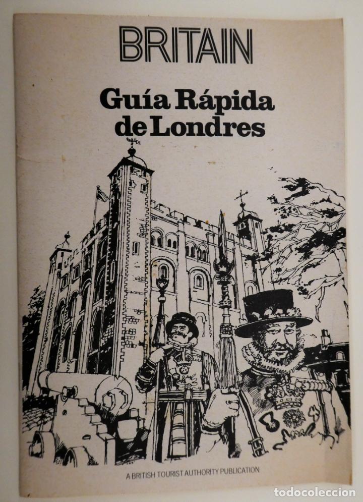 Libros de segunda mano: Gu&iacute;a R&aacute;pida de Londres. Britain - Foto 1