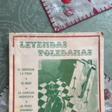 Libros de segunda mano: LEYENDAS TOLEDANAS (EDITORIAL ZOCODOVER). Lote 356330820