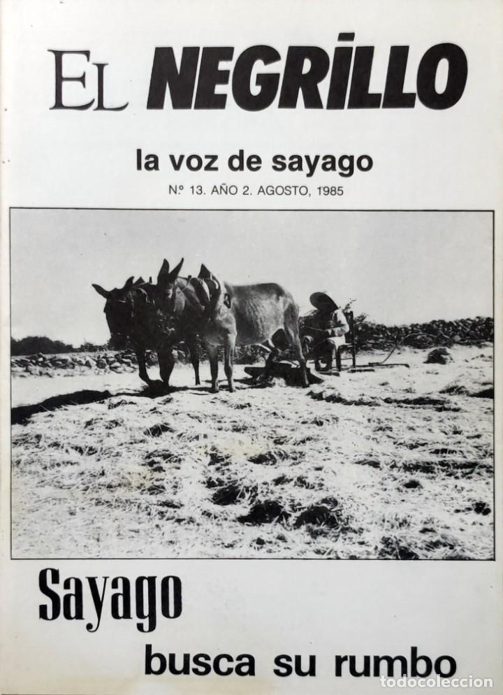 Libros de segunda mano: EL NEGRILLO, LA VOZ DE SAYAGO, N.&ordm; 13, A&Ntilde;O 2 (AGOSTO, 1985). BERMILLO DE SAYAGO (ZAMORA).