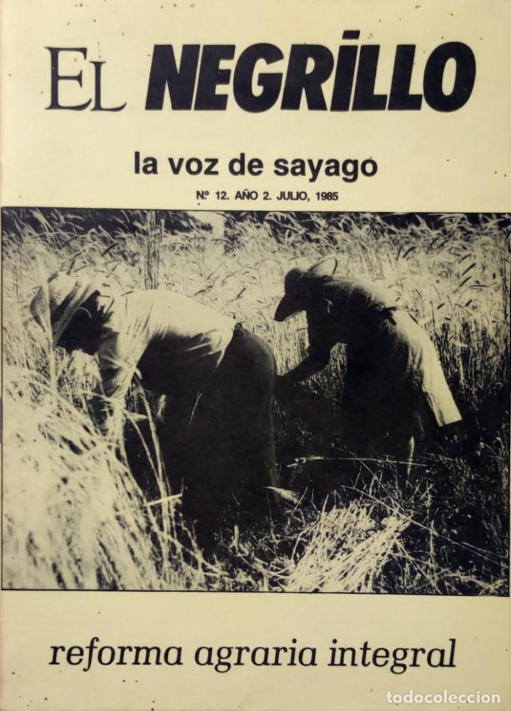 Libros de segunda mano: EL NEGRILLO, LA VOZ DE SAYAGO, N.&ordm; 12, A&Ntilde;O 2 (JULIO, 1985). BERMILLO DE SAYAGO (ZAMORA).
