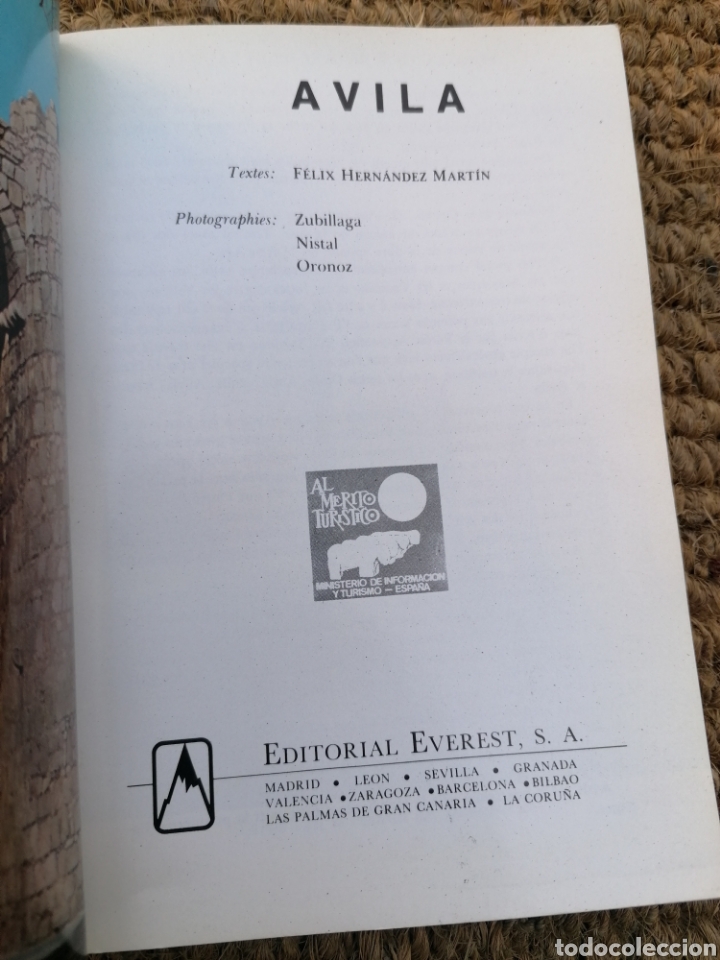 Libros de segunda mano: AVILA. E. EVEREST. Edici&oacute;n Franc&eacute;s - Foto 2