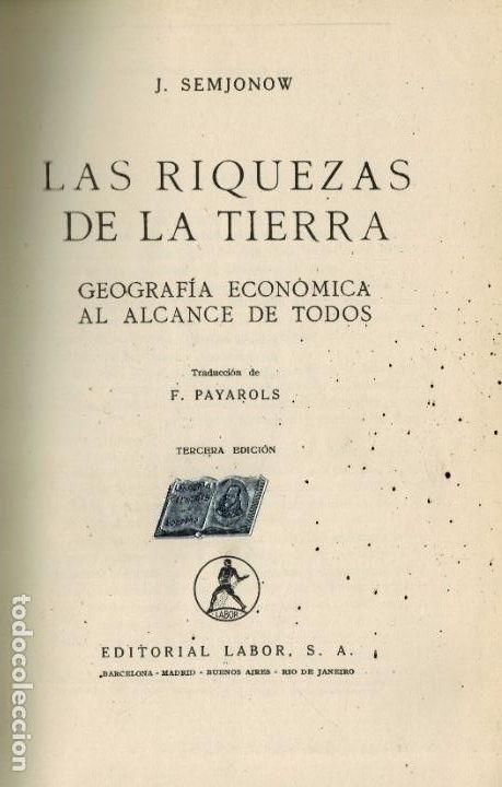 Libros de segunda mano: LAS RIQUEZAS DE LA TIERRA - Foto 1