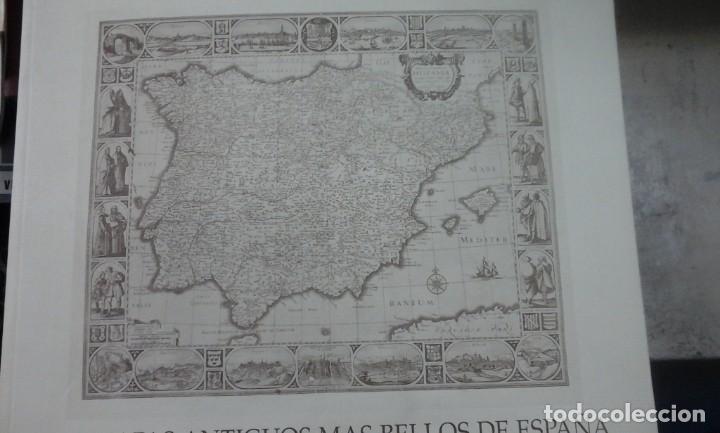 Libros de segunda mano: LOS MAPAS ANTIGUOS M&Aacute;S BELLOS DE ESPA&Ntilde;A (1482-1895) (Madrid, 1992)
