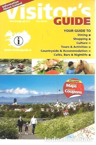 Libros de segunda mano: VISITORS GUIDE ICELAND - Foto 1
