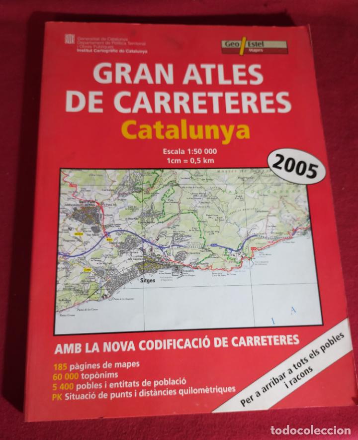 Libros de segunda mano: GRAN ATLES DE CARRETERES DE CATALUNYA 200