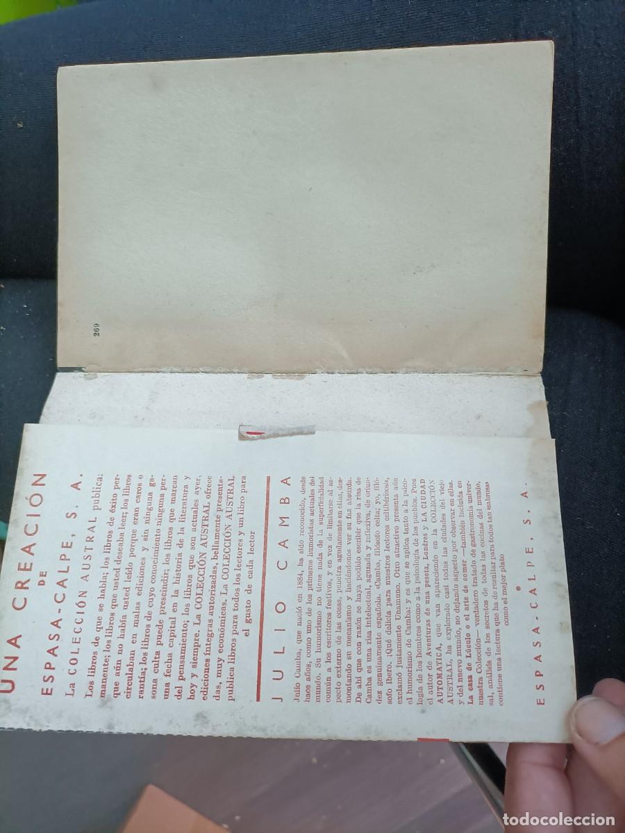 Libros de segunda mano: La ciudad autom&aacute;tica. Julio Camba.1955 - Foto 3