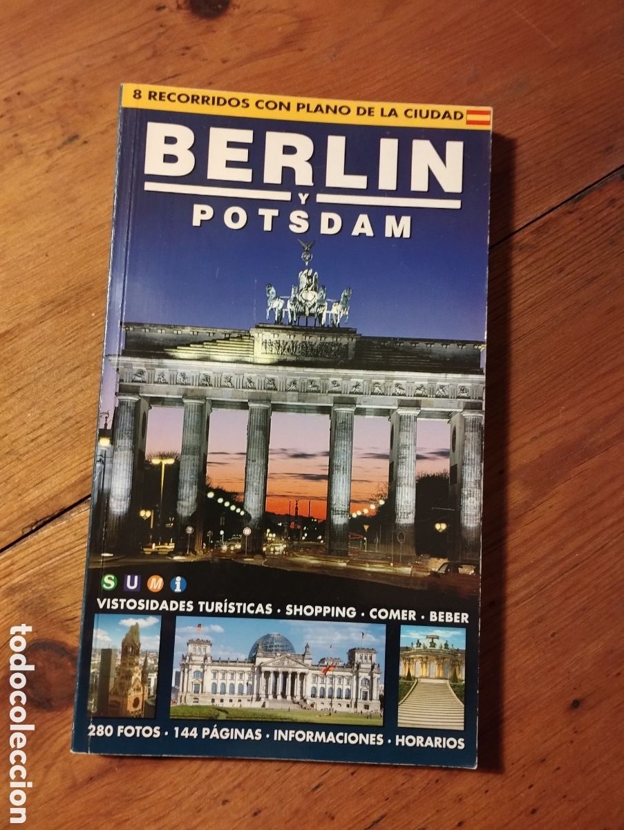 Libros de segunda mano: Berl&iacute;n y Potsdam. 8 recorridos con plano de la ciudad.