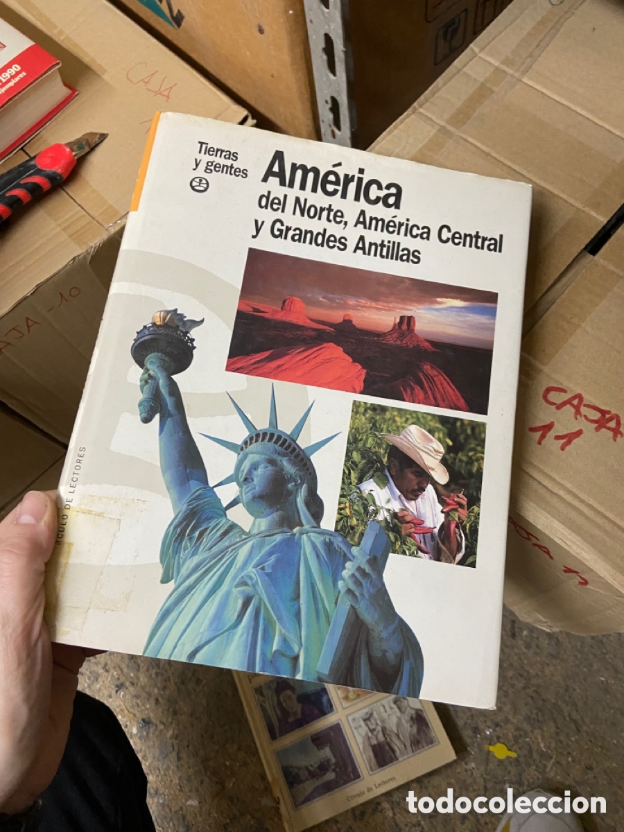 Libros de segunda mano: Caja11 Am&eacute;rica del Norte, Am&eacute;rica Central y Grandes Antillas / tierras y gentes