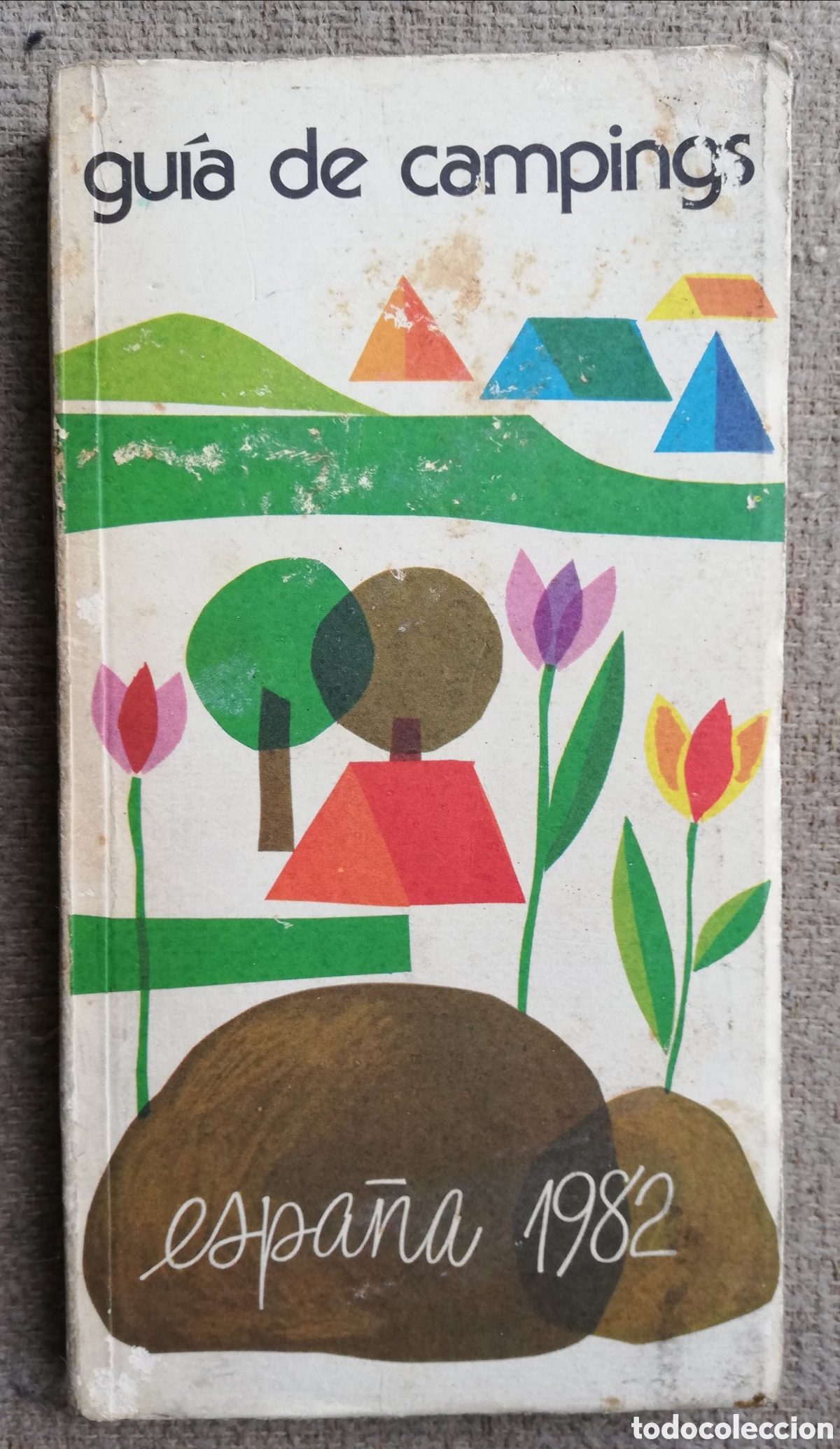 Libros de segunda mano: Gu&iacute;a de campings Espa&ntilde;a 1982