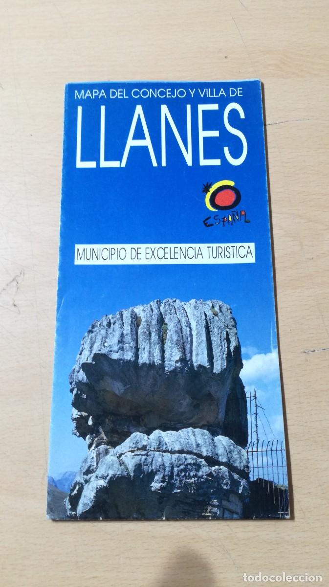 Libri di seconda mano: MAPA DEL CONCEJO Y VILLA DE LLANES / AM11