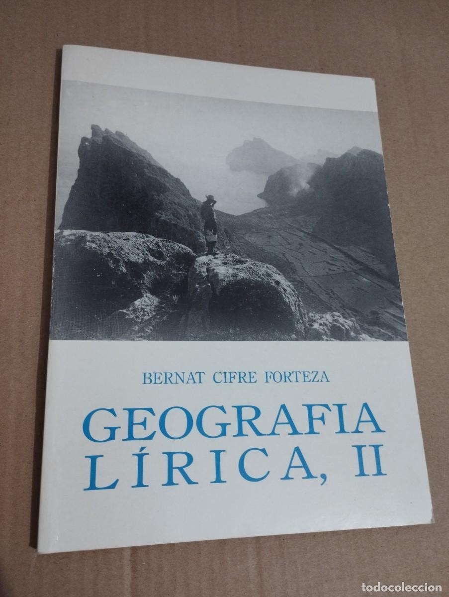 Libros de segunda mano: GEOGRAFIA L&Iacute;RICA, II (BERNAT CIFRE FORTEZA)
