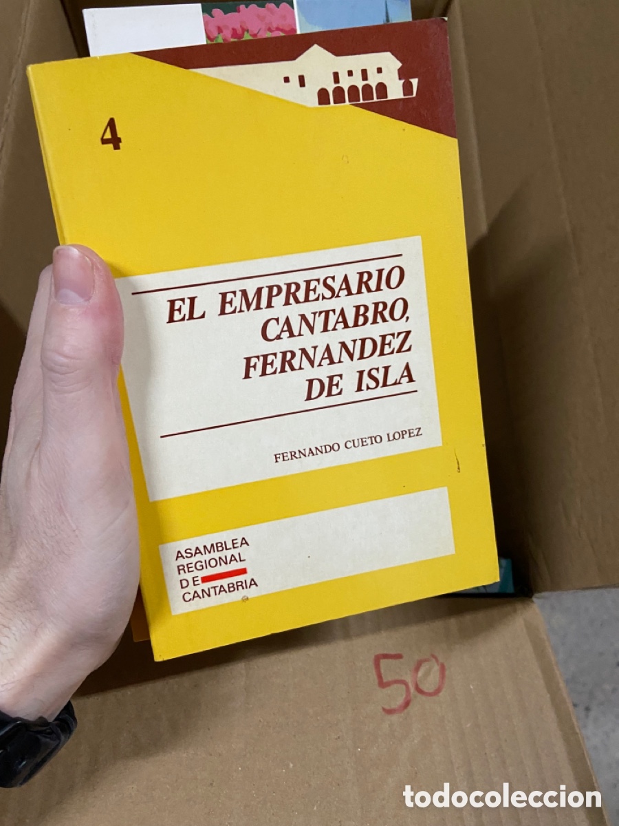 Second hand books: Caja50 EL EMPRESARIO CANTABRO, FERNANDEZ DE ISLA FERNANDO CUETO LOPEZ