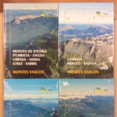 Libros de segunda mano: MONTES VASCOS. LOTE DE 4 GUÍAS DE MONTAÑA (GORBEIA, ARRATIA, BADAIA - TOLOÑO, CANTABRIA, KODES,....